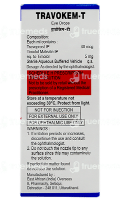 Travokem T Eye Drops 5ml Travokem T Eye Drops 5ml