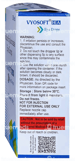 Vyosoft Ha Eye Drops 10ml