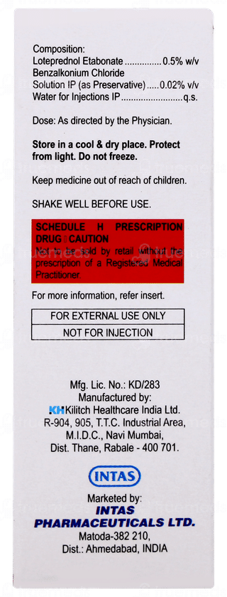 Lotefast Ophthalmic Suspension 5ml