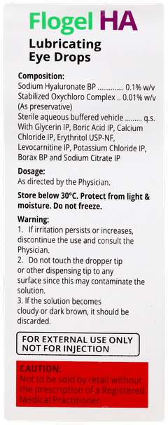 Flogel Ha Eye Drops 10ml Flogel Ha Eye Drops 10ml