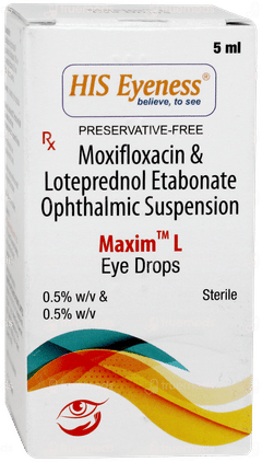 Maxim L Eye Drops 5ml Maxim L Eye Drops 5ml