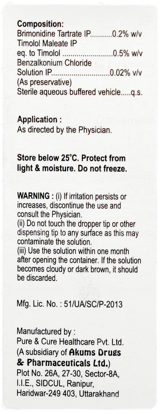 Timobrim Eye Drops 5ml