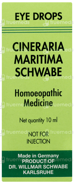 Dr Willmar Schwabe Cineraria Maritima Eye Drops 10ml