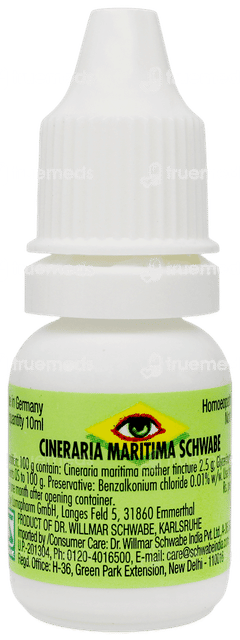 Dr Willmar Schwabe Cineraria Maritima Eye Drops 10ml