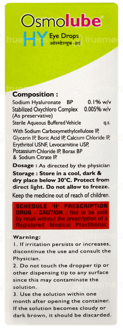 Osmolube Hy Eye Drops 10ml