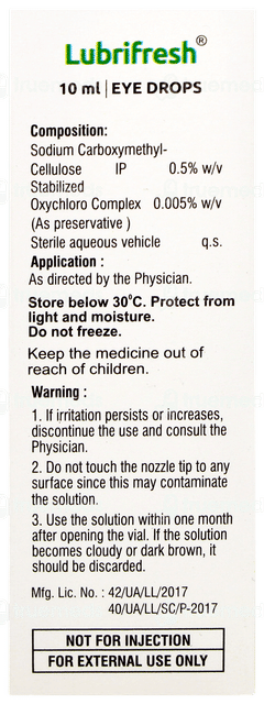 Lubrifresh Eye Drops 10ml