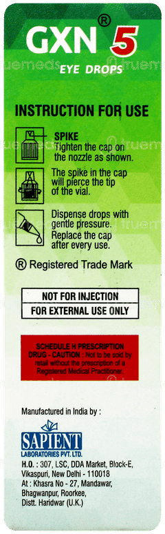 Gnx 5 Eye Drops 5 ML