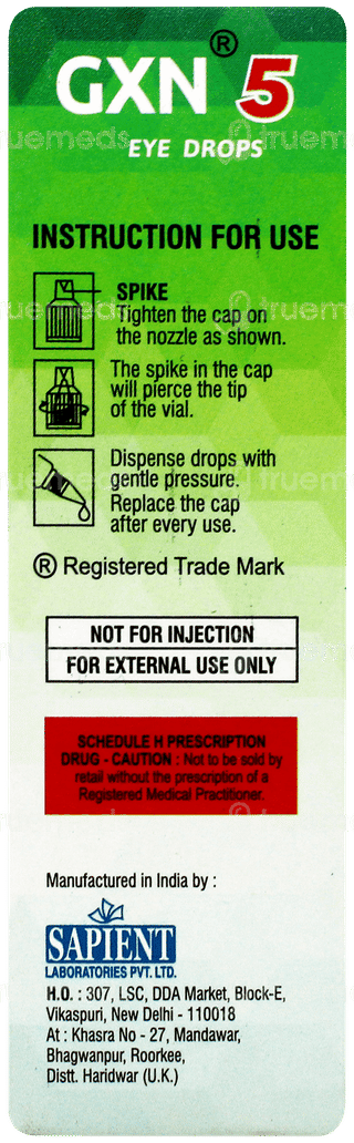 Gnx 5 Eye Drops 5 ML
