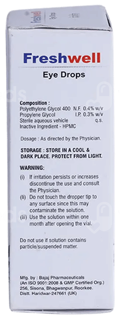 Freshwell Eye Drops 10Ml