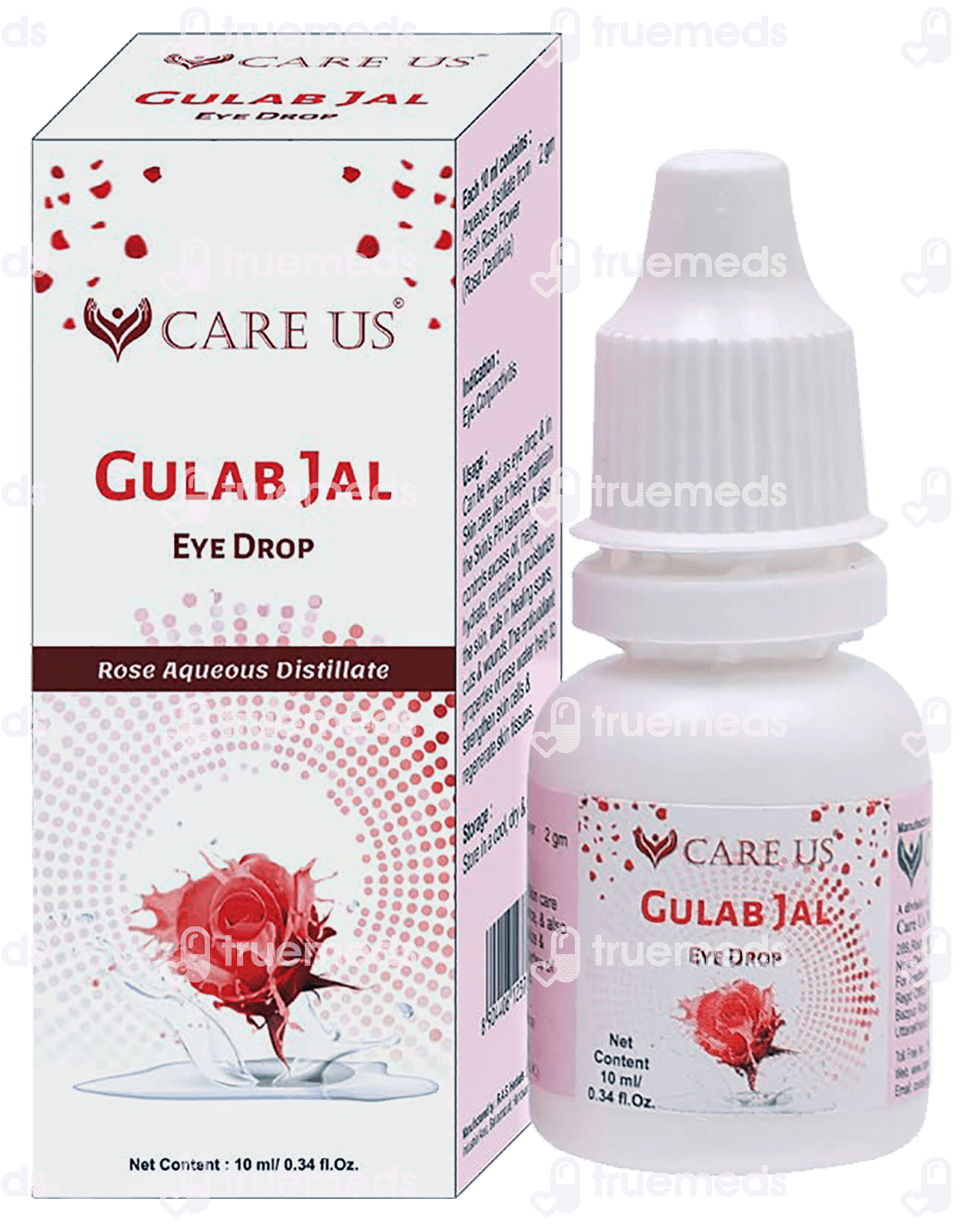 Care Us Gulab Jal Eye Drop 10 Ml - Uses, Side Effects, Dosage, Price ...