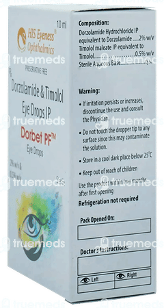 Dorbet Pf Eye Drops 10ml