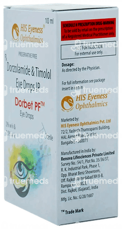 Dorbet Pf Eye Drops 10ml