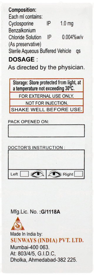 Hyclo 0.1% Eye Drops 5ml