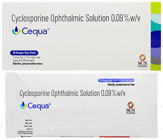 Cequa 0.25ml Pack Of 10 Ophthalmic Solution
