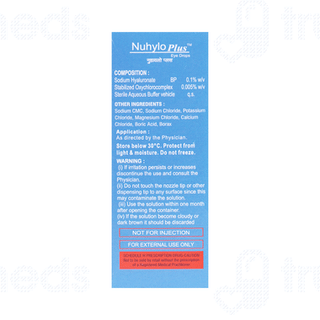 Nuhylo Plus 0.1 % Eye Drop 10 ML