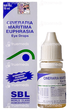 Sbl Cineraria Maritima Euphrasia Eye Drop 10 ML