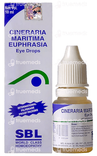 Sbl Cineraria Maritima Euphrasia Eye Drop 10 ML