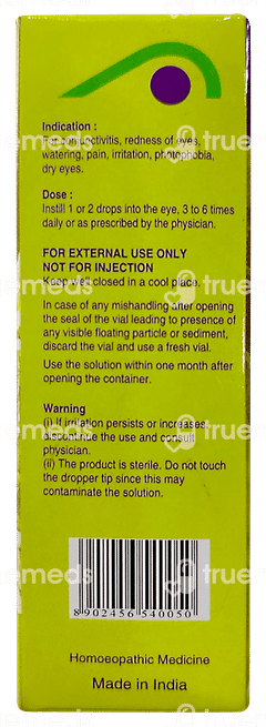 Sbl Euphrasia 10% Eye Drops 10ml