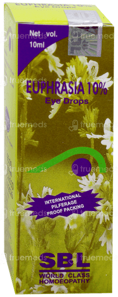 Sbl Euphrasia 10% Eye Drops 10Ml
