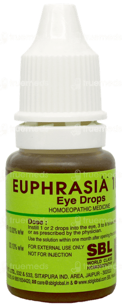 Sbl Euphrasia 10% Eye Drops 10Ml