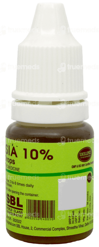 Sbl Euphrasia 10% Eye Drops 10Ml