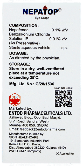 Nepatop Eye Drops 5ml