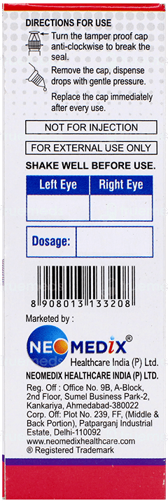 Lotevail Eye Drops 5Ml