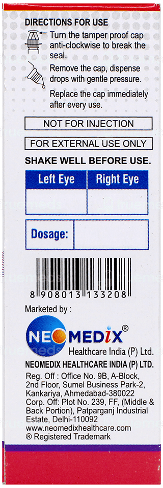 Lotevail Eye Drops 5Ml