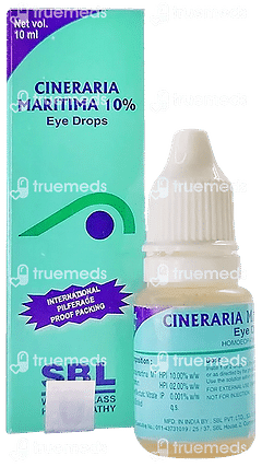 Sbl Cineraria Maritima 10% Eye Drops 10ml