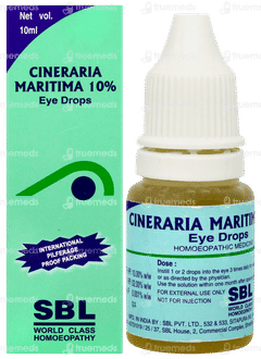 Sbl Cineraria Maritima 10% Eye Drops 10ml Sbl Cineraria Maritima 10% Eye Drops 10ml
