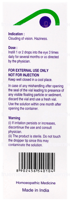 Sbl Cineraria Maritima 10% Eye Drops 10ml