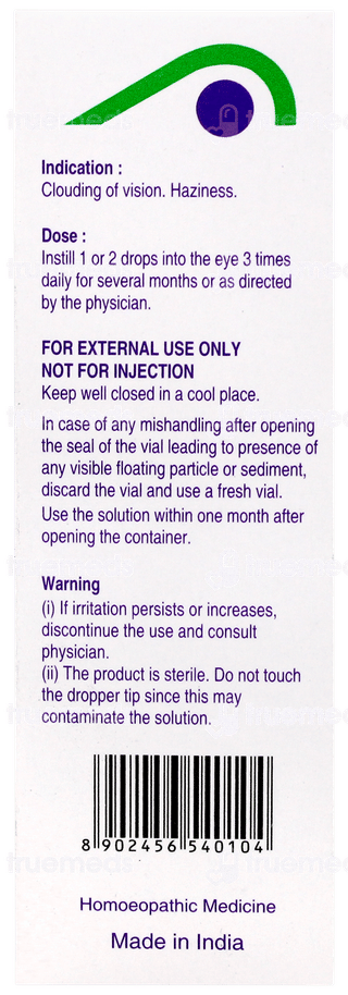 Sbl Cineraria Maritima 10% Eye Drops 10ml