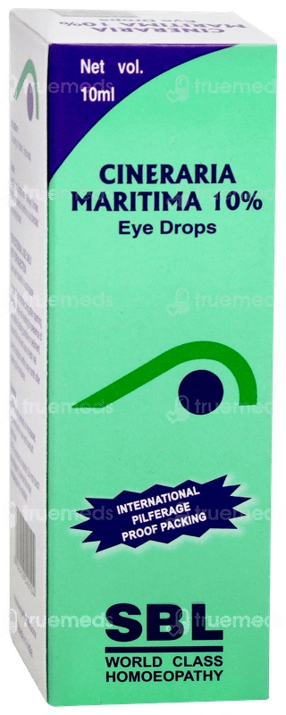 Sbl Cineraria Maritima 10% Eye Drops 10ml