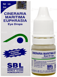 Sbl Cineraria Maritima Euphrasia Eye Drops 5Ml