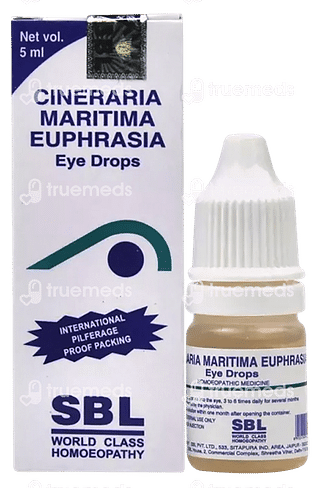 Sbl Cineraria Maritima Euphrasia Eye Drops 5ml