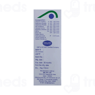 Sbl Cineraria Maritima Euphrasia Eye Drops 5ml