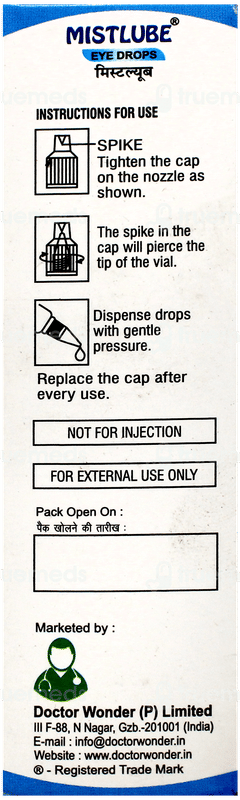 Mistlube Eye Drops 10ml