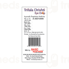 Basic Ayurveda Trifala Drishti Eye Drop 10 ML