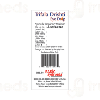 Basic Ayurveda Trifala Drishti Eye Drop 10 ML