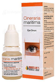 Baksons Cineraria Maritima Eye Drops 10ml Baksons Cineraria Maritima Eye Drops 10ml
