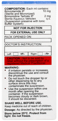 Sentibrim Bz Ophthalmic Suspension 5ml