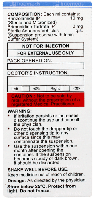 Sentibrim Bz Ophthalmic Suspension 5ml