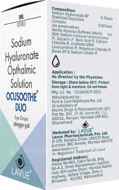 Ocusoothe Duo Eye Drops 5Ml Ocusoothe Duo Eye Drops 5Ml