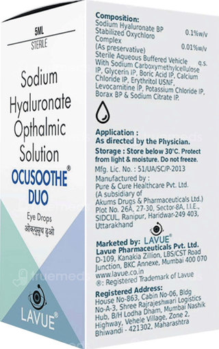 Ocusoothe Duo Eye Drops 5Ml