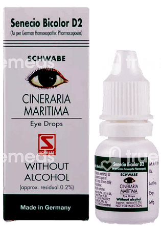 Dr Willmar Cineraria Maritima Without Alcohol Eye Drops 10ml