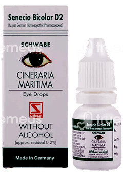 Dr Willmar Schwabe Cineraria Maritima Without Alcohol Eye Drops 10ml Dr Willmar Schwabe Cineraria Maritima Without Alcohol Eye Drops 10ml