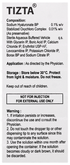 Tizta Eye Drops 5ml