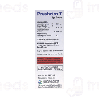 Presbrim T Eye Drops 5ml