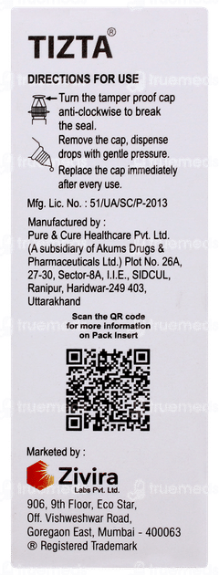 Tizta Eye Drops 10ml Tizta Eye Drops 10ml