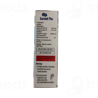 Tearshell Plus Bkc Free Lubricant Eye Drops 10 ML